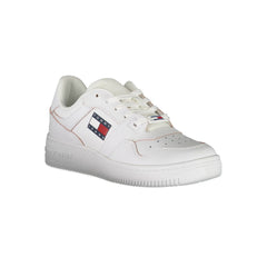 Zapatillas Tommy Hilfiger de piel blanca para mujer