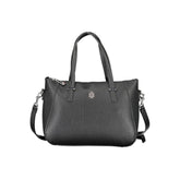 Bolso de mano Tommy Hilfiger de polietileno negro para mujer