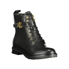 Botas de piel negras para mujer de Ralph Lauren