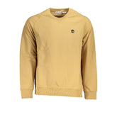 Sudadera con cuello redondo y bordado beige de Timberland