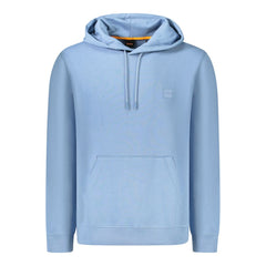 Hugo Boss Light Blue Cotton Men Sweater