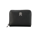 Cartera elegante de polietileno negra de Tommy Hilfiger