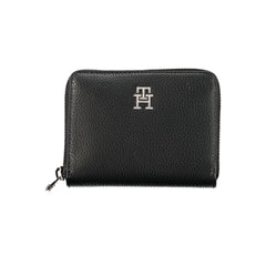 Cartera elegante de polietileno negra de Tommy Hilfiger