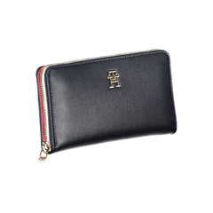 Cartera de diseño elegante azul de Tommy Hilfiger