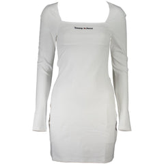 Vestido Tommy Hilfiger de viscosa blanca para mujer