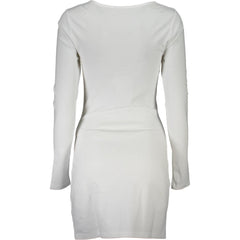 Vestido Tommy Hilfiger de viscosa blanca para mujer