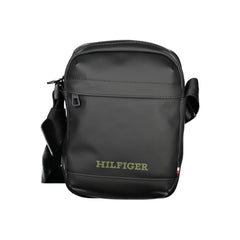Bolso de hombro de polietileno negro de Tommy Hilfiger