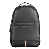 Mochila Tommy Hilfiger de polietileno negra para hombre