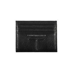 Cartera de cuero negra para hombre de Tommy Hilfiger