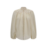 Blusa de coco bordada Zimmermann