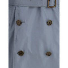 Gabardina larga de seda de Burberry