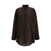 Camisa de leopardo de Balenciaga
