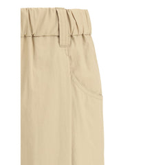 Pantalones elásticos de algodón Brunello Cucinelli