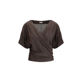 Blusa tipo cartera Brunello Cucinelli