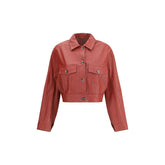 Chaqueta de cuero Brunello Cucinelli