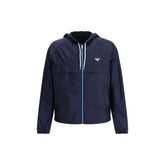 Chaqueta impermeable con capucha Prada