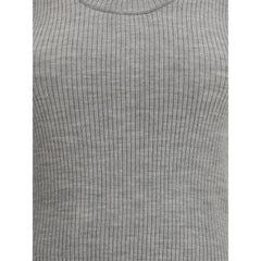 Camiseta sin mangas acanalada Brunello Cucinelli
