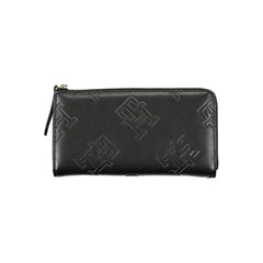 Cartera Tommy Hilfiger de polietileno negra para mujer