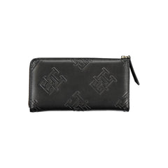 Cartera Tommy Hilfiger de polietileno negra para mujer