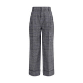 Pantalones con estampado Príncipe de Gales de Brunello Cucinelli