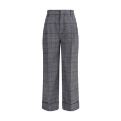 Pantalones con estampado Príncipe de Gales de Brunello Cucinelli