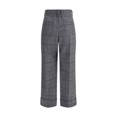 Pantalones con estampado Príncipe de Gales de Brunello Cucinelli