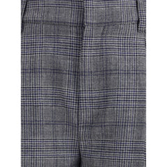 Pantalones con estampado Príncipe de Gales de Brunello Cucinelli