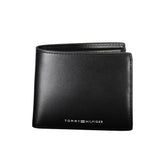 Cartera de cuero negra para hombre de Tommy Hilfiger