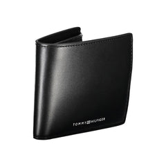 Cartera de cuero negra para hombre de Tommy Hilfiger