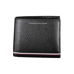 Cartera de cuero negra para hombre de Tommy Hilfiger
