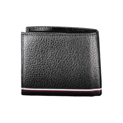 Cartera de cuero negra para hombre de Tommy Hilfiger
