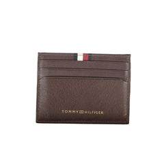 Cartera de cuero marrón para hombre de Tommy Hilfiger