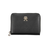 Cartera Tommy Hilfiger de polietileno negra para mujer
