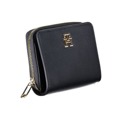 Cartera elegante de polietileno azul Tommy Hilfiger
