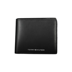 Cartera de cuero negra para hombre de Tommy Hilfiger