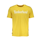 Camiseta de algodón amarilla Timberland