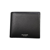 Cartera de cuero negra Tommy Hilfiger