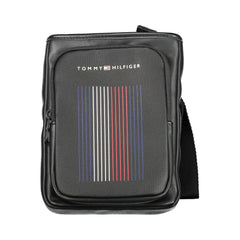 Bolso de hombro de polietileno negro de Tommy Hilfiger