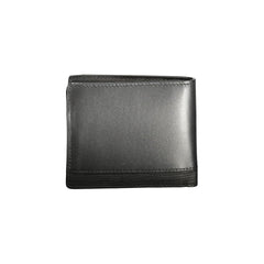 Cartera de cuero negra para hombre de Tommy Hilfiger