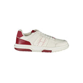 Zapatillas Tommy Hilfiger de cuero rojo para hombre