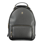Mochila Tommy Hilfiger de polietileno negra para mujer