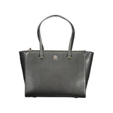 Bolso de mano Tommy Hilfiger de polietileno negro para mujer