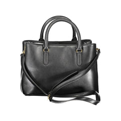 Bolso de mano de cuero negro Ralph Lauren