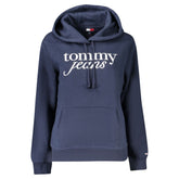 Suéter de algodón azul Tommy Hilfiger para mujer