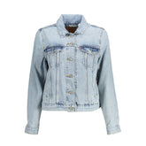 Chaqueta Levi's de algodón azul claro para mujer