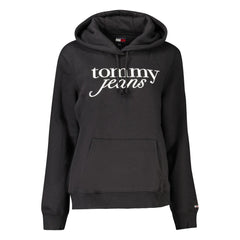 Suéter de algodón negro Tommy Hilfiger para mujer