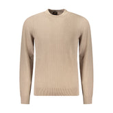 Hugo Boss Beige Cotton Men Sweater