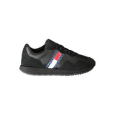 Zapatillas Tommy Hilfiger de cuero negro para hombre
