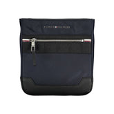 Bolso de hombro elegante azul con detalles en contraste de Tommy Hilfiger