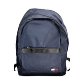 Mochila de poliéster azul Tommy Hilfiger